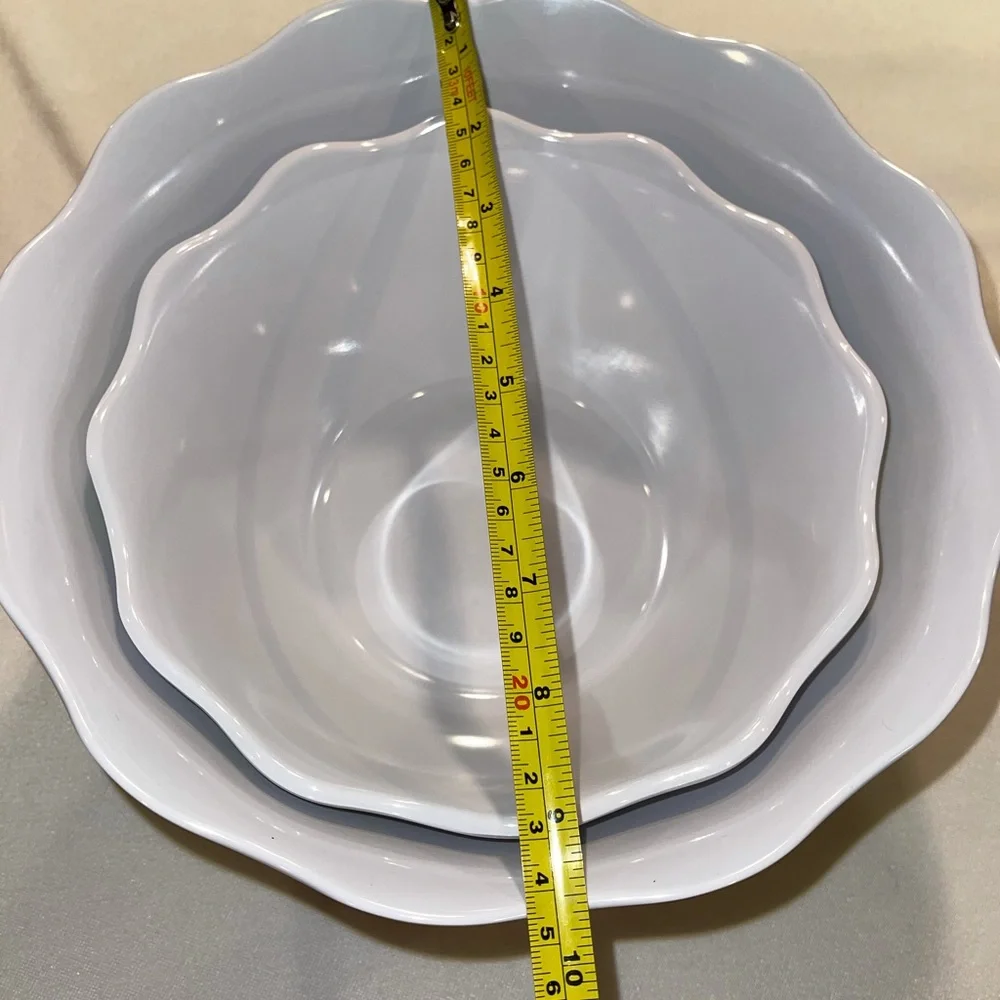🌸Set 2 hard‎ plastic molded bowls, Home and Garden